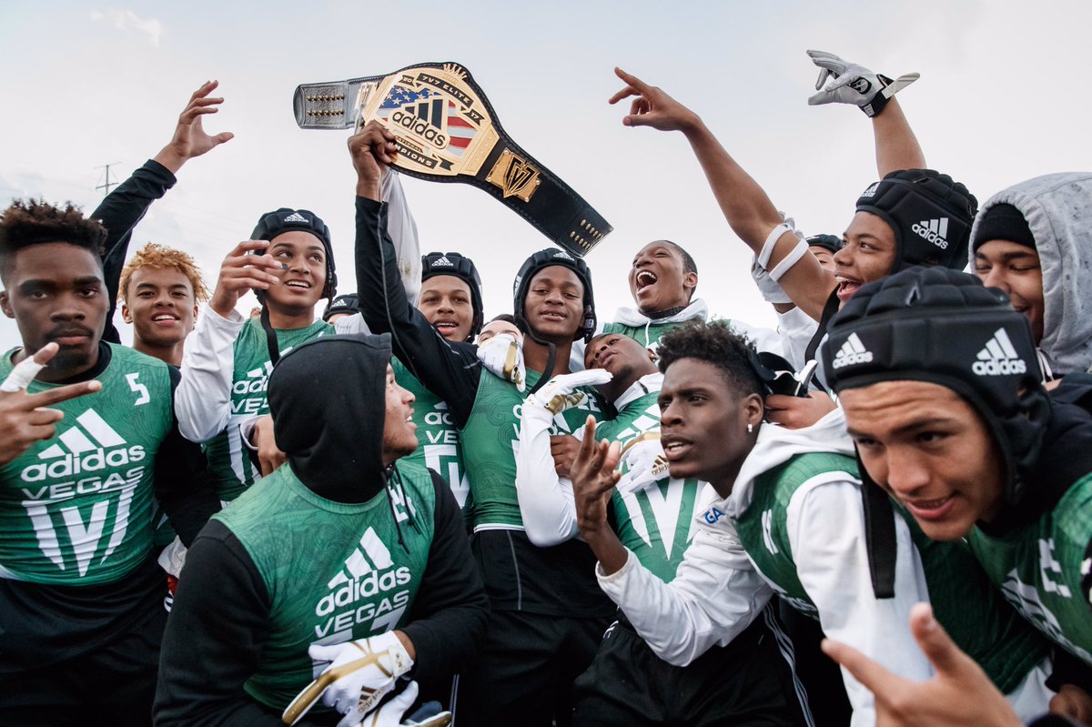 Congrats team All-American Pride out of Vegas for winning the #adidas7v7 national championship https://t.co/f3KFjHsOfP