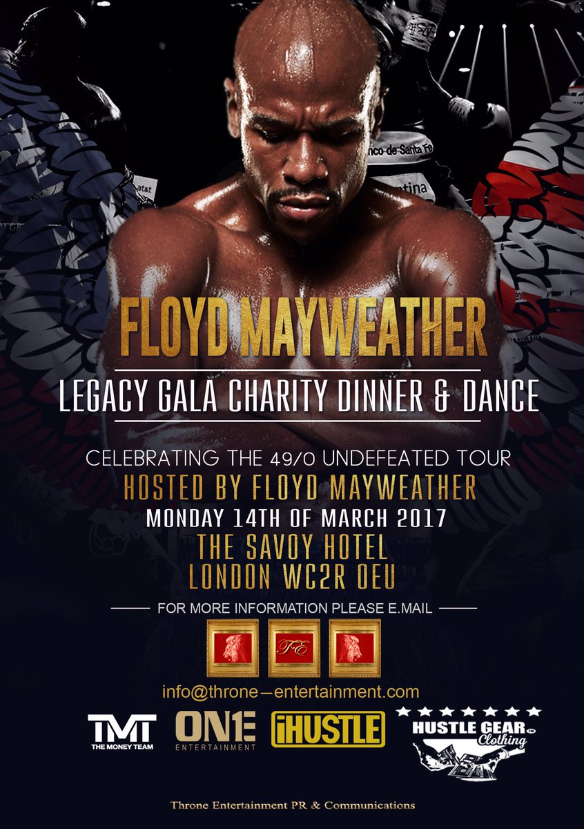 #London I will Be Hosting The Legacy Gala Charity Dinner On Monday, March 14th.. See You There!!! https://t.co/Cm47Zti1QO