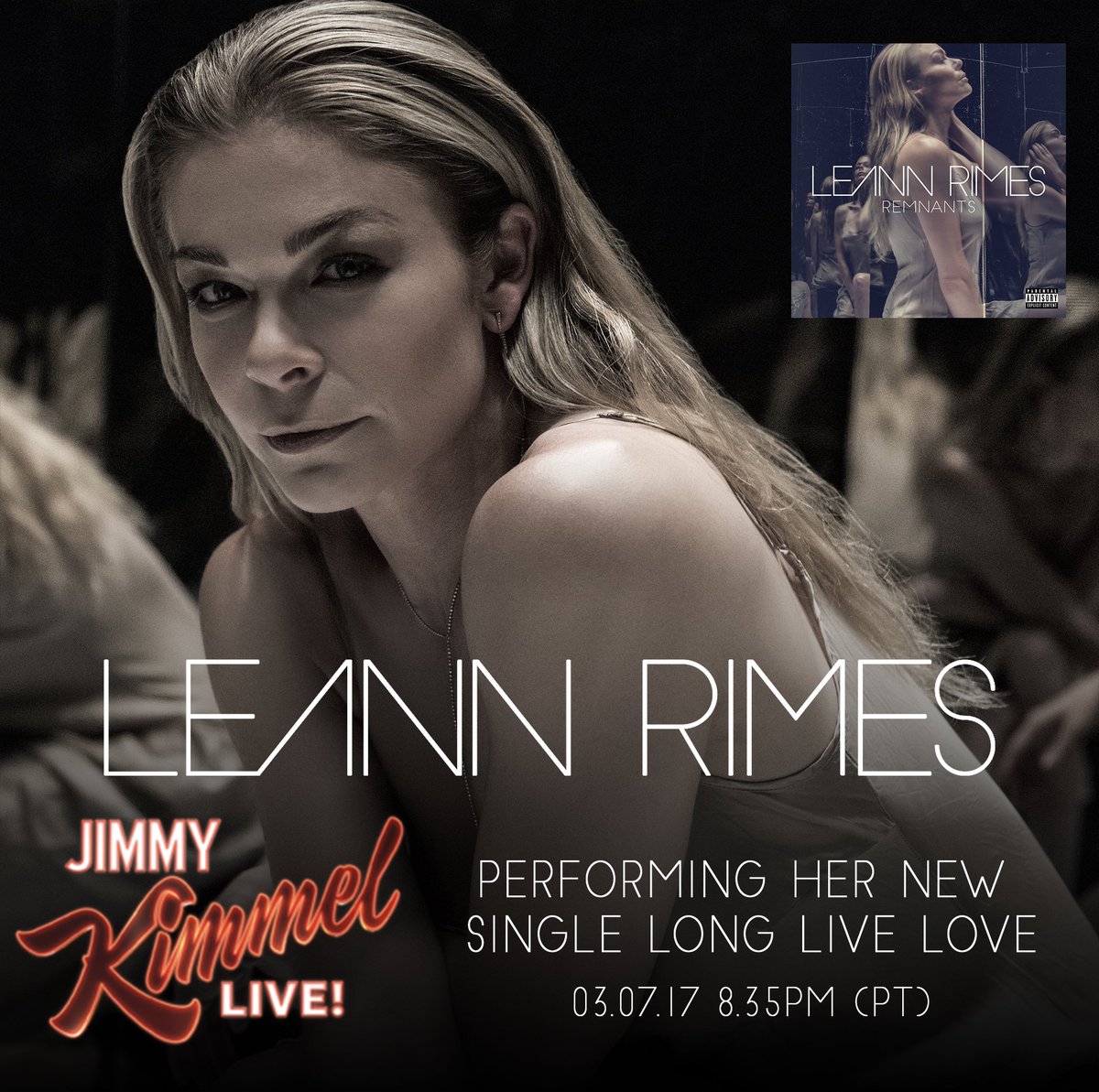 I’m heading to @JimmyKimmelLive to perform #LongLiveLove tomorrow. Tune in from 8.35pm (PT) ???????????? https://t.co/IoCODOX3wO