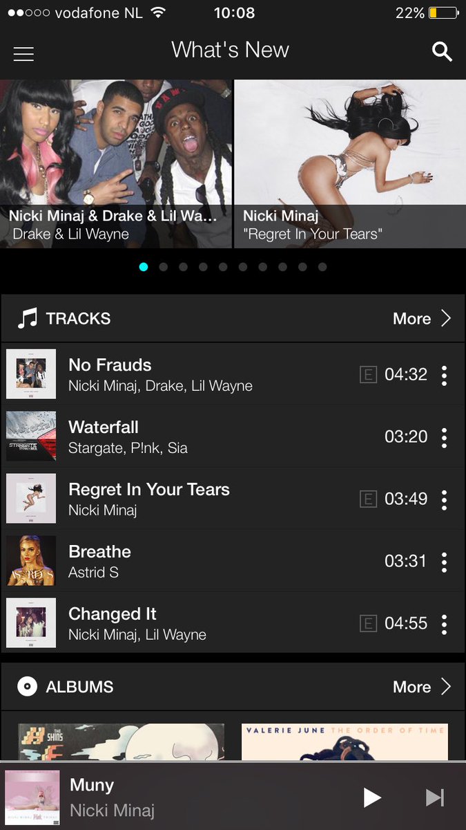 RT @Piinkslam: I just opened tidal and all I see is Nicki. ???????????????? https://t.co/CG6RdFeuH1