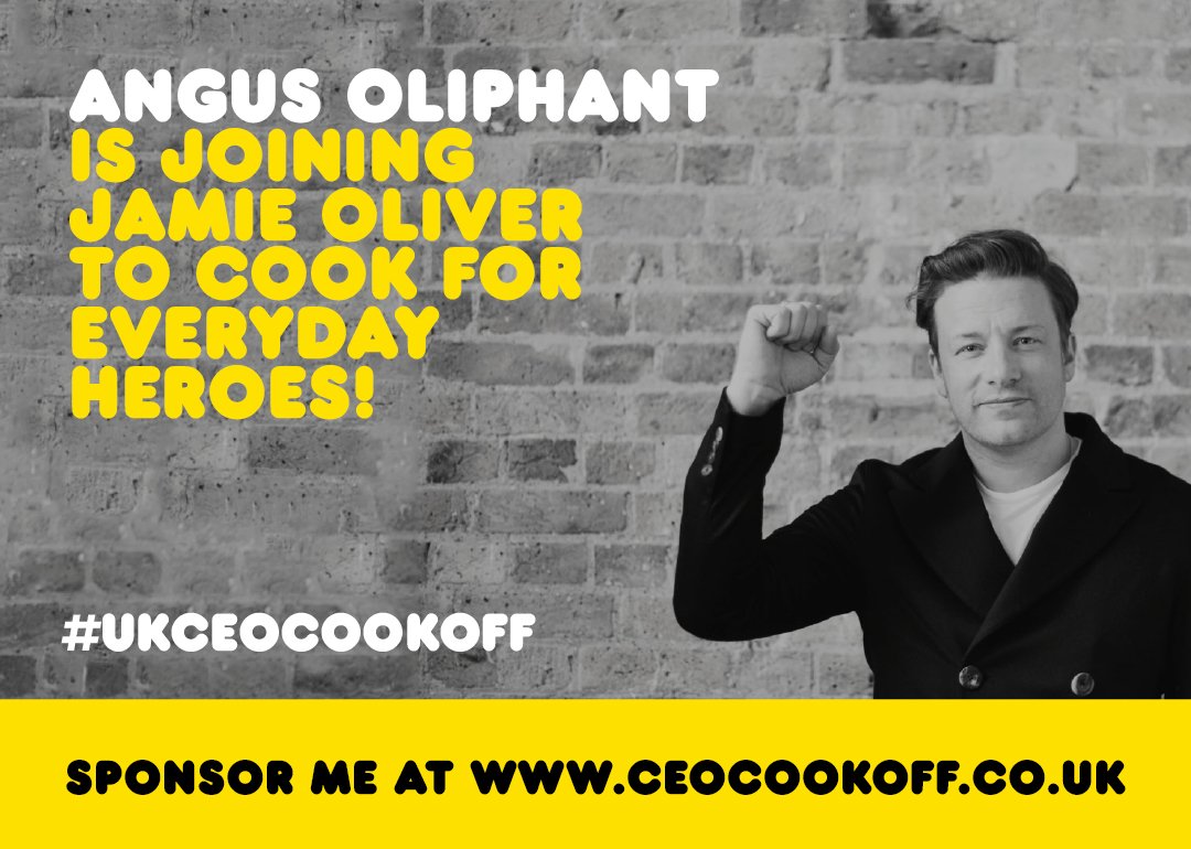 Big up to Angus Oliphant @miniscoff he's joining me in the #ukceocookoff. See you soon mate!! xjo https://t.co/pDeSnkfKDD