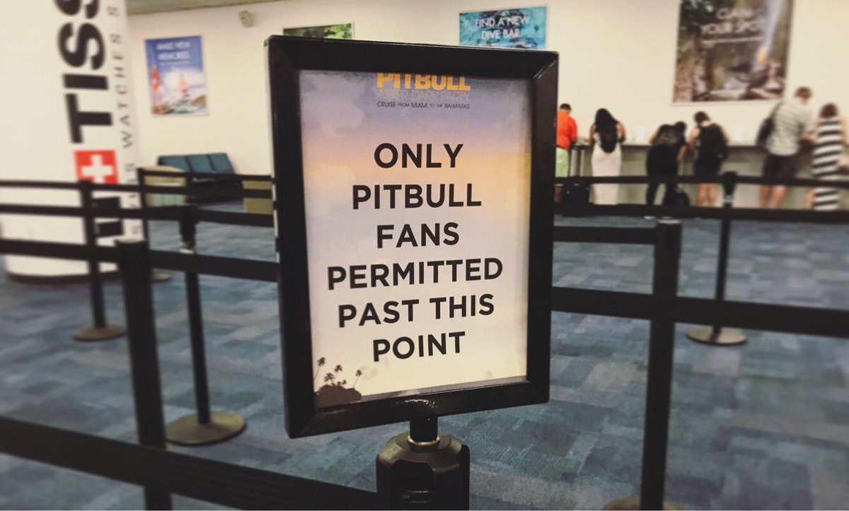 Welcome to our weekend on the high seas #PitbullCruise https://t.co/2aYd0k2GEW