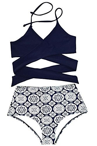#fashion #free #style #win #giveaway Cupshe Fashion Women's Front Cross High-waisted Halter Bikini Set (M) #rt #fashion #free #style #win #giveaway Cupshe Fashion Women's Front Cross High-waisted Halter Bikini Set (M) #rt