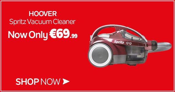 The Hoover Spritz is a compact vacuum cleaner offering all round performance - Shop now https://t.co/TW4oU5CZnV https://t.co/PUqIoM1FzV