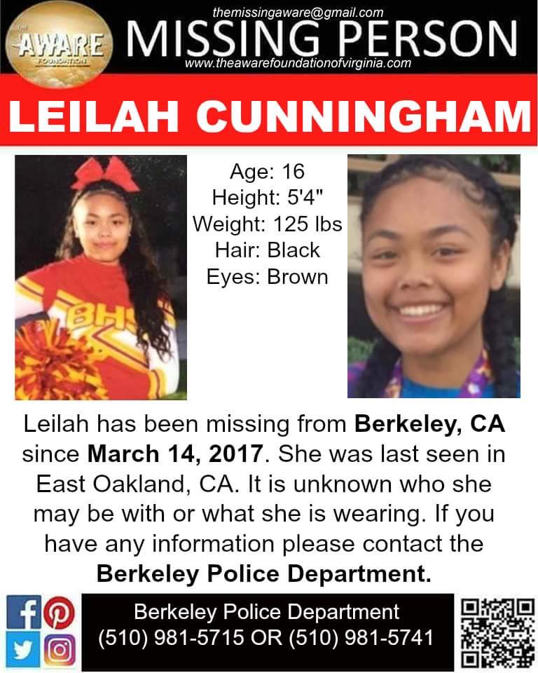 RT @C8KES: @alanapaints @Kehlani This post has her height and weight. Says she's been missing since 3/14. ???????? https://t.co/ruoONOTNRJ