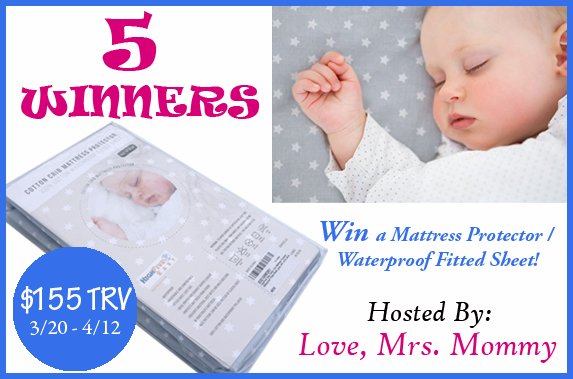 5 Winners! HighFive Easy Mattress Protector / Waterproof Fitted Sheet Giveaway! $155 TRV! 5 Winners! HighFive Easy Mattress Protector / Waterproof Fitted Sheet Giveaway! $155 TRV!
