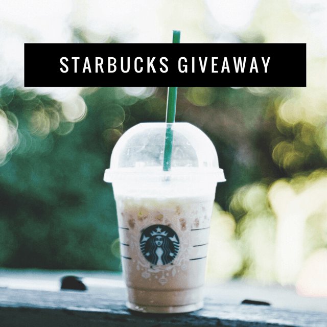$200 Starbucks Gift Card Giveaway (3/23 WW) $200 Starbucks Gift Card Giveaway (3/23 WW)