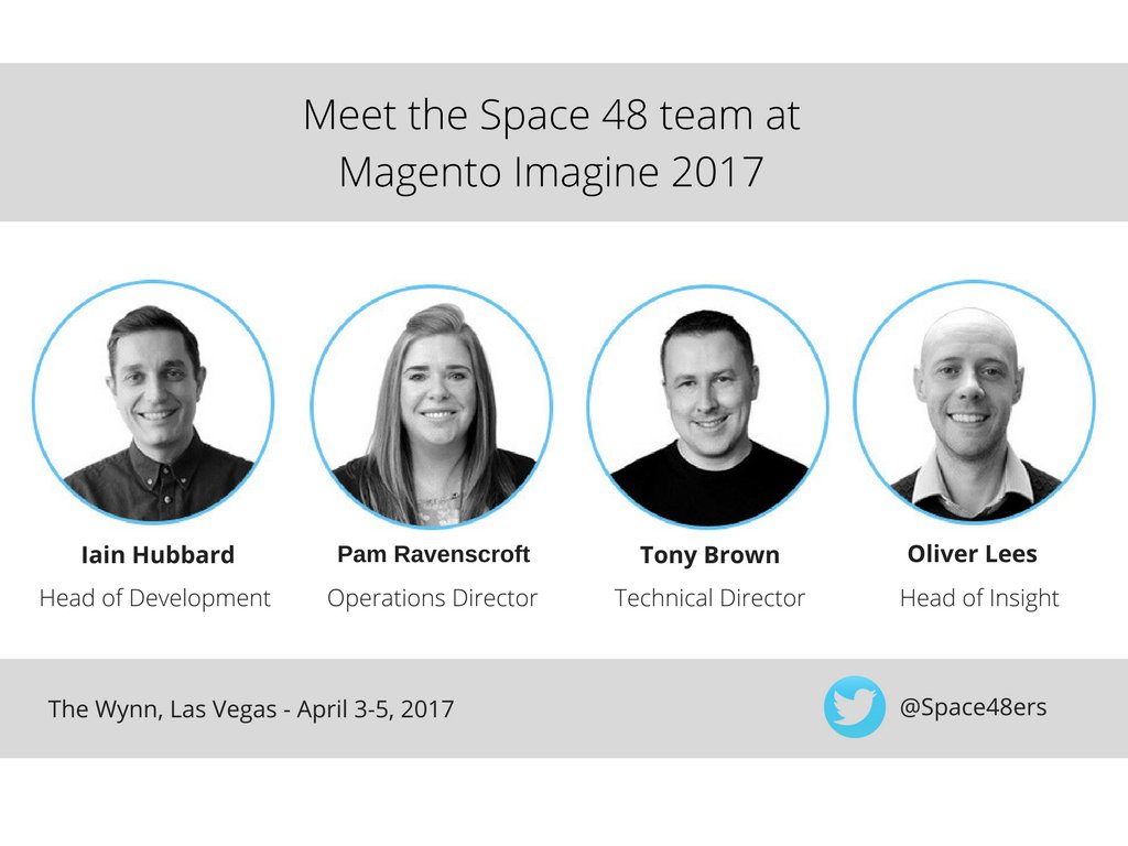 Space48ers: Meet our ecommerce experts at #MagentoImagine >> https://t.co/yG2Tgc5nx2 https://t.co/MgP2f8HgtL