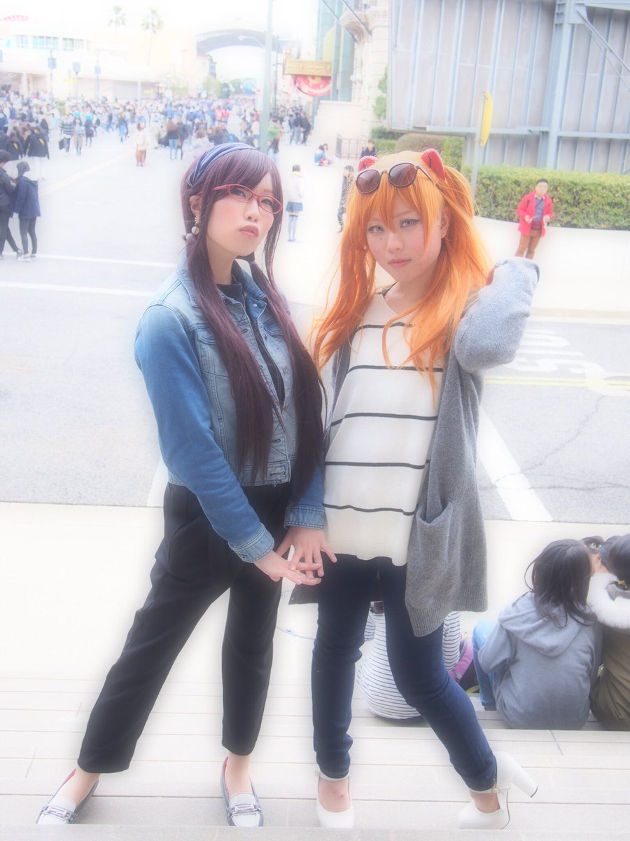 【コスプレ】エヴァンゲリオン マリ&アスカ<<<姫とデートしてきたよ〜ん❤️>>>ア 【コスプレ】エヴァンゲリオン マリ&アスカ<<<姫とデートしてきたよ〜ん❤️>>>ア