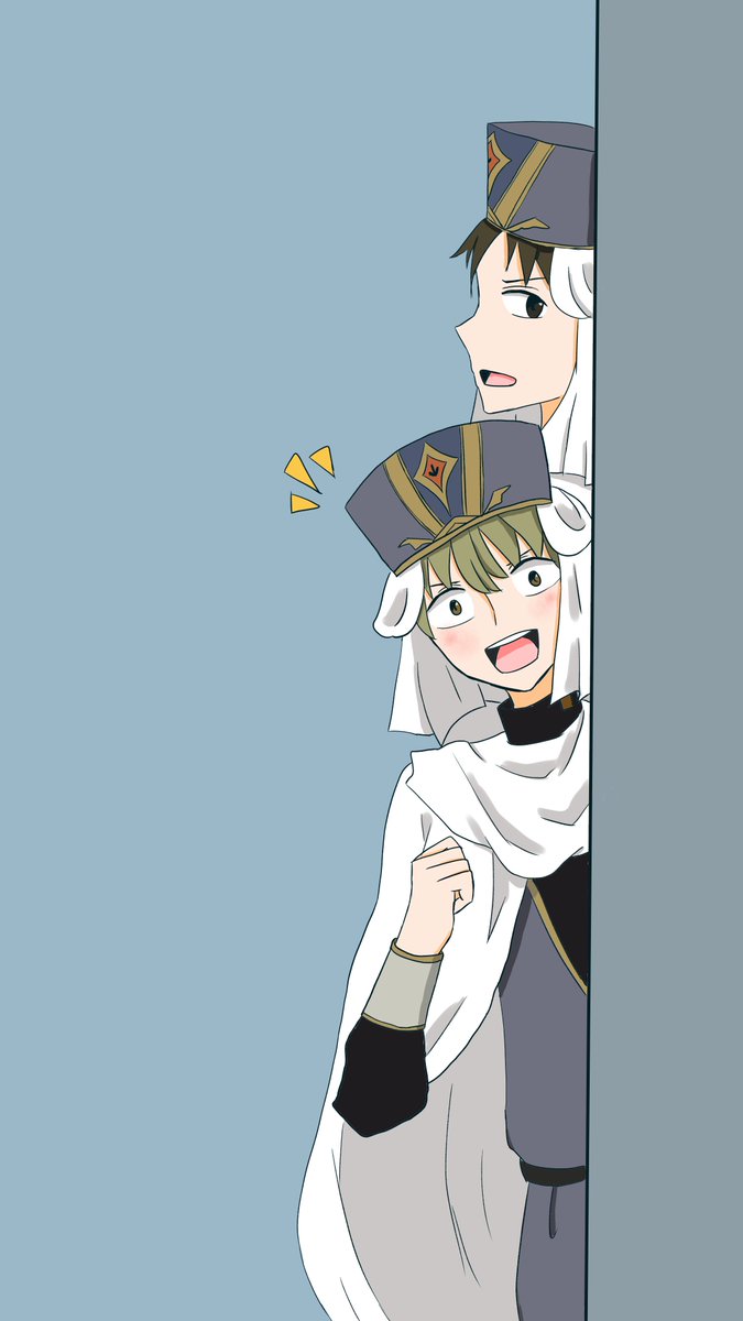 #あきづき作品版深夜の真剣お絵描き60分一本勝負お題「詩人の門(赤髪の白雪姫)」「先輩!!ほら!殿下と白雪どのですよ!! #あきづき作品版深夜の真剣お絵描き60分一本勝負お題「詩人の門(赤髪の白雪姫)」「先輩!!ほら!殿下と白雪どのですよ!!