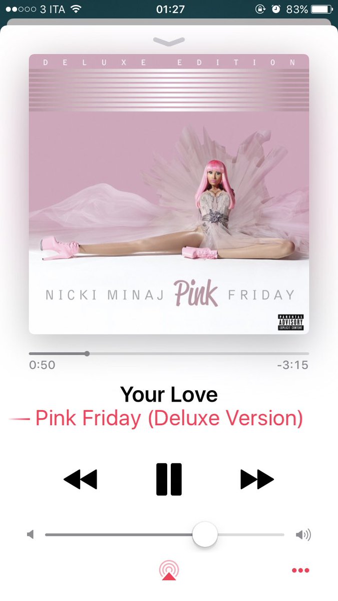 RT @notbeingshady: @NICKIMINAJ it's 1.28 am here in Italy and u got me listening to the whole Pink Friday now ????❤️ https://t.co/usZFfTBUtz