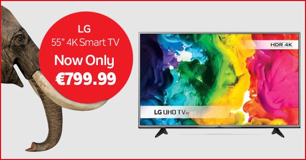 Treat yourself this Spring and step up to the LG 55" 4K Smart TV! #DIDStepUp https://t.co/9gElWLCuU5 https://t.co/vir1IW2cCp