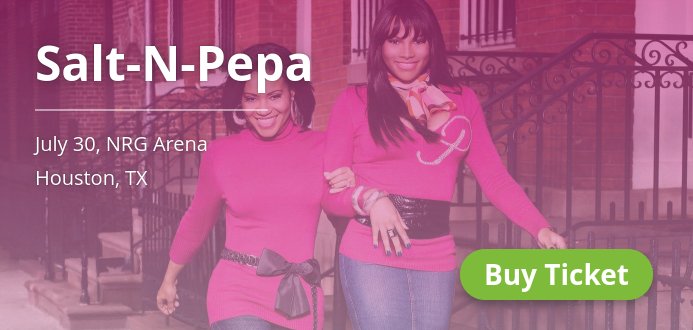 RT @GigsHouston: ???? @TheSaltNPepa coming to Houston on Jul 30. Grab the tickets! ???? → https://t.co/CREpE2dW6r https://t.co/BJhSCpXacG