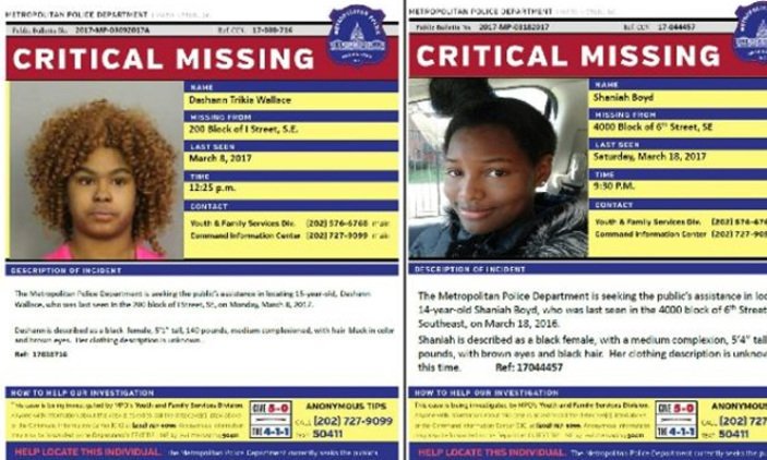 Washington rocked by rumors of missing black girls
