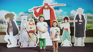 『バケモノの子』評価:史上最低・タレントを声優に起用・スポンサー商品とタイアップしたポスター(CM子役らしき2人が描かれ 『バケモノの子』評価:史上最低・タレントを声優に起用・スポンサー商品とタイアップしたポスター(CM子役らしき2人が描かれ