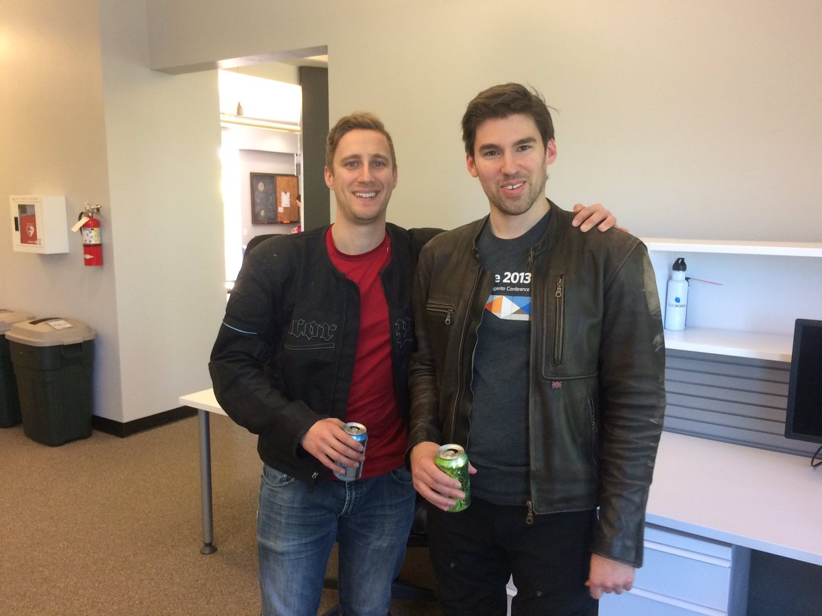 akent99: Look who popped into Magento Campbell office on their #roadToImagine ! @stevedeckert @Falkowski https://t.co/3LYjKR0j5c