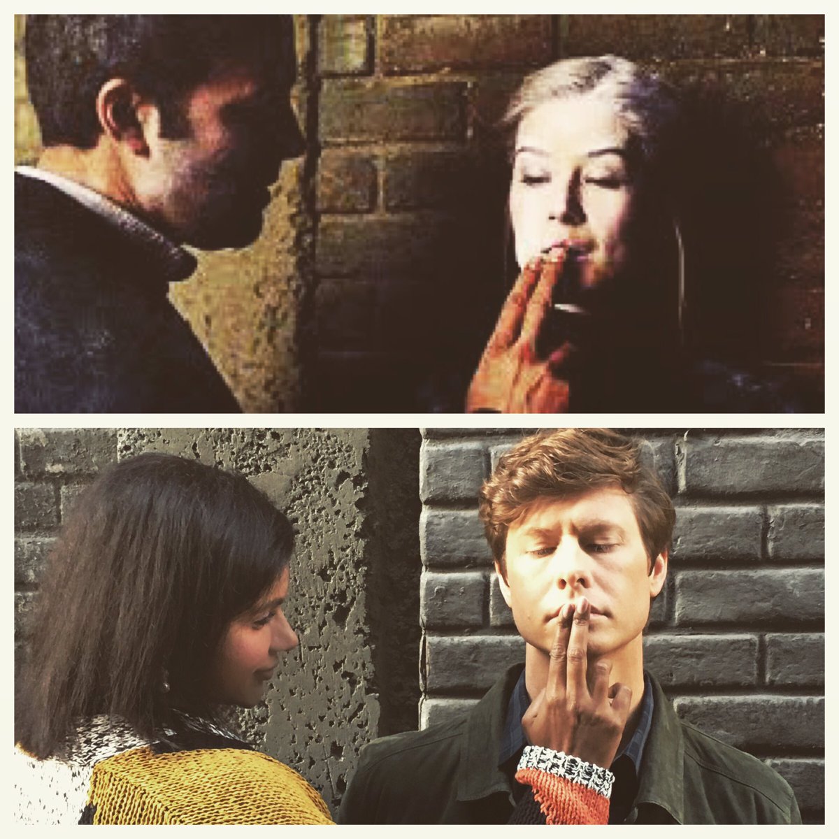 Recreating iconic Gone Girl moments with @ders808. Both equally great, I think https://t.co/yd8nqMRmz6