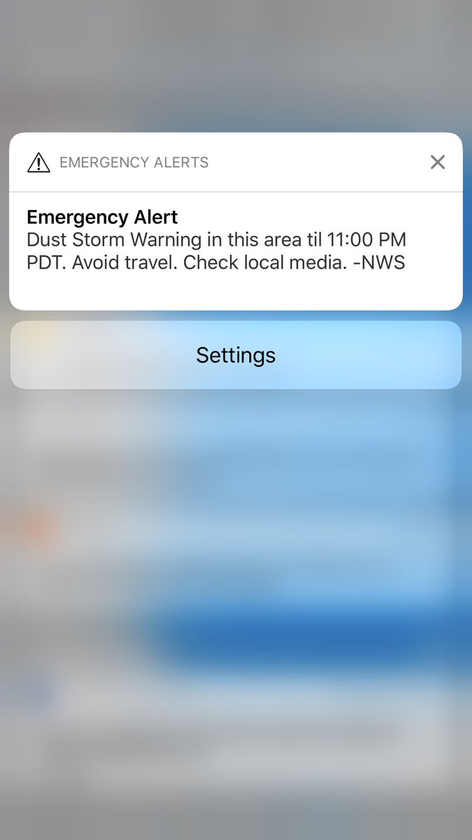 _Talesh: First time I've gotten an emergency alert on my phone! Stay safe #RoadToImagine travellers! https://t.co/jKYZ1NshwA
