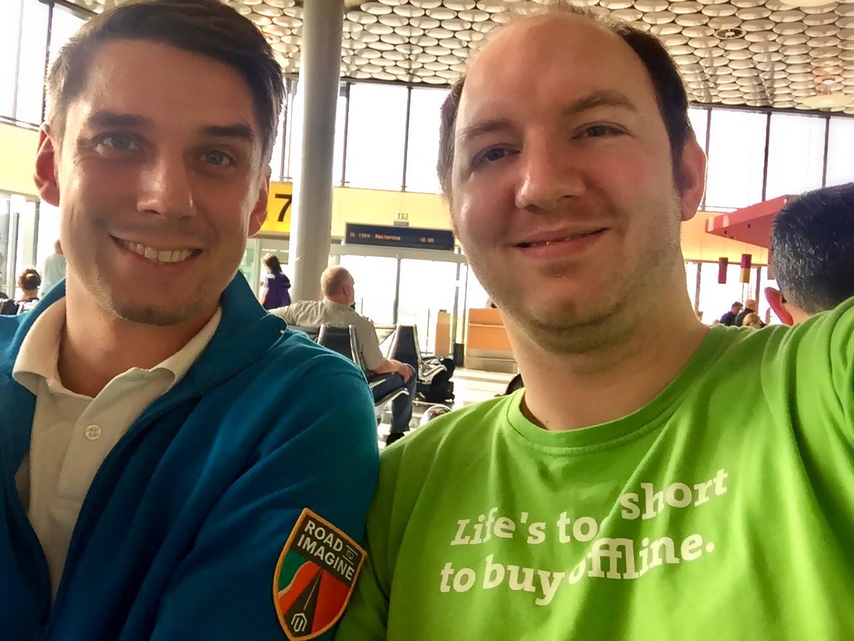 bennolippert: Look who I found at the airport proudly wearing his @inchoo shirt on his #roadToImagine https://t.co/6GGVPp7SSU