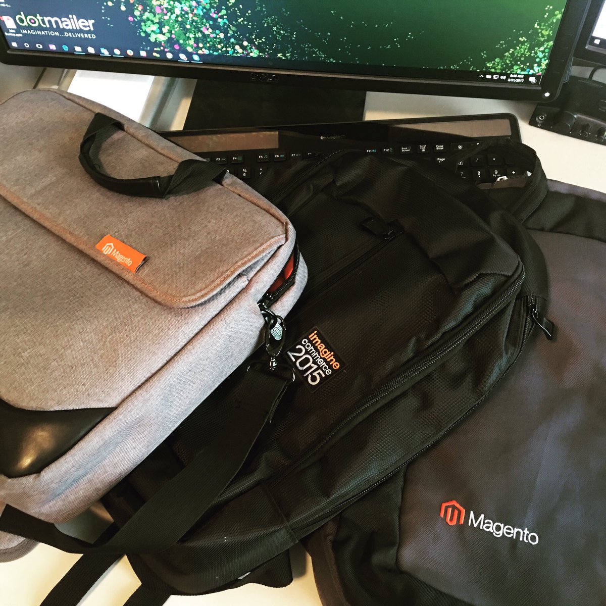 briggsbrandon: Went to pack my bags for my #roadtoimagine and couldn't decide which one to use. #magentoimagine https://t.co/gpT5cb6HX2