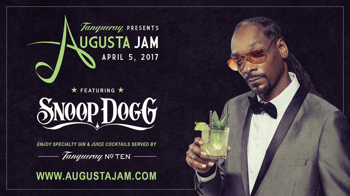 Hosting @AugustaJam this week wit @Tanquerayusa n @PGDGlobal ⛳️ #SnoopinAugusta https://t.co/41SmpeDUHb