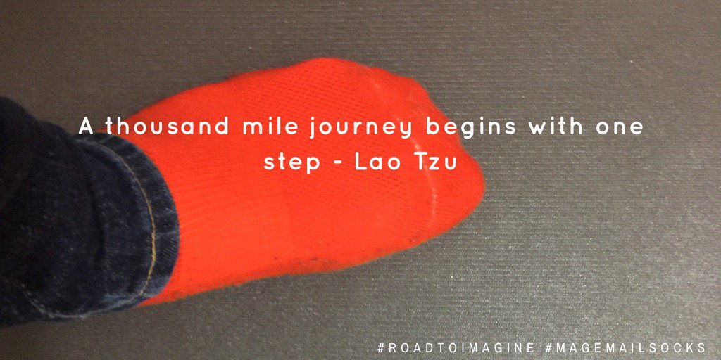 allanmacgregor: #roadToImagine begins with the now traditional @getmagemail socks cc @kalenjordan https://t.co/HynhXjgFJB