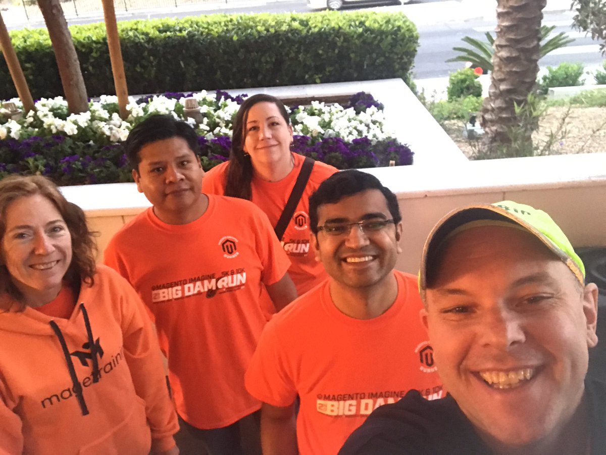 brentwpeterson: The #bigdamrun crew is starting #Magentoimagine https://t.co/RqojitUCyV