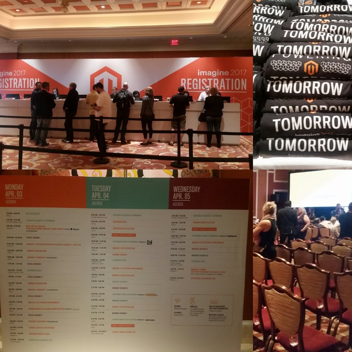 Tryzens: Ready, Set, Go..... #MagentoImagine begins now for solution partners with the partner summit. Stay tuned.... https://t.co/Cw4uY8a6zF