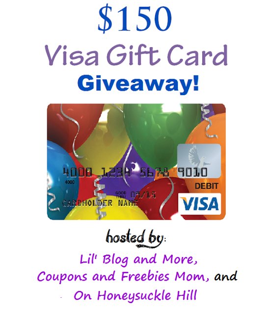 $150 Visa Gift Card #Giveaway Ends 4/21 $150 Visa Gift Card #Giveaway Ends 4/21