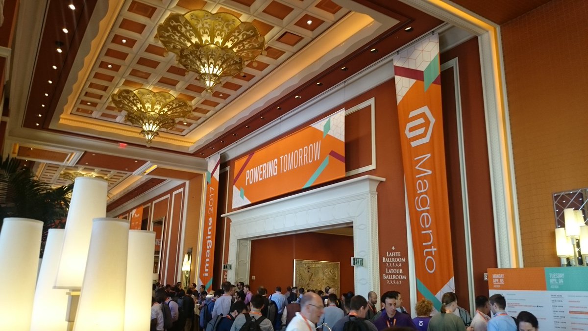 MarkoTechyTalk: #Magentoimagine about to start! https://t.co/3lu9xGYJnL