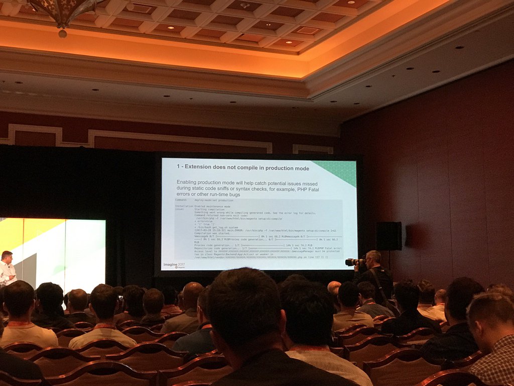 maksek_ua: #MagentoImagine technical deep dive - EQP top 5 issues explained. https://t.co/6wo8Sll5SL