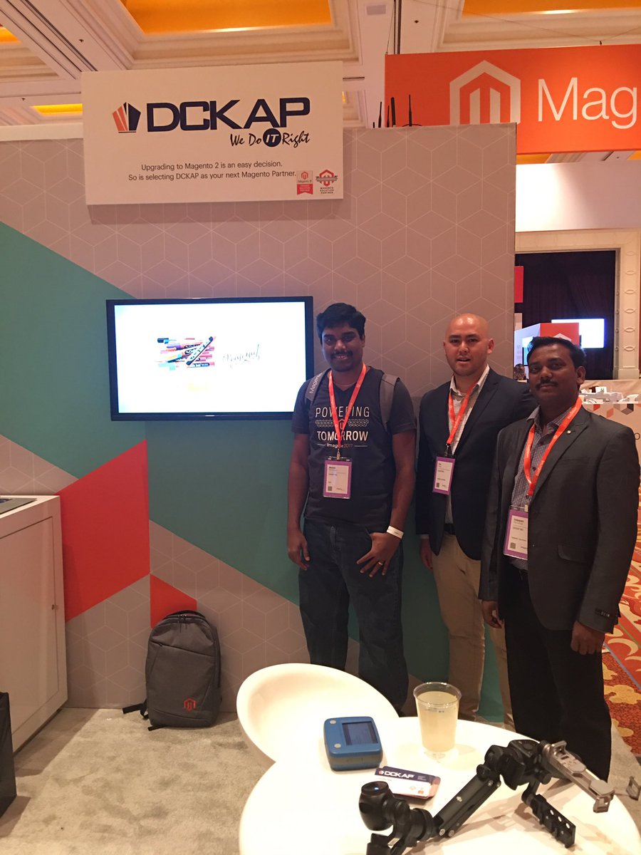 abcb2b: Come talk with us about Magento 2. Booth #313 #magentoimagine2017 #Magentoimagine #dckap https://t.co/Q7g1KnpMkn