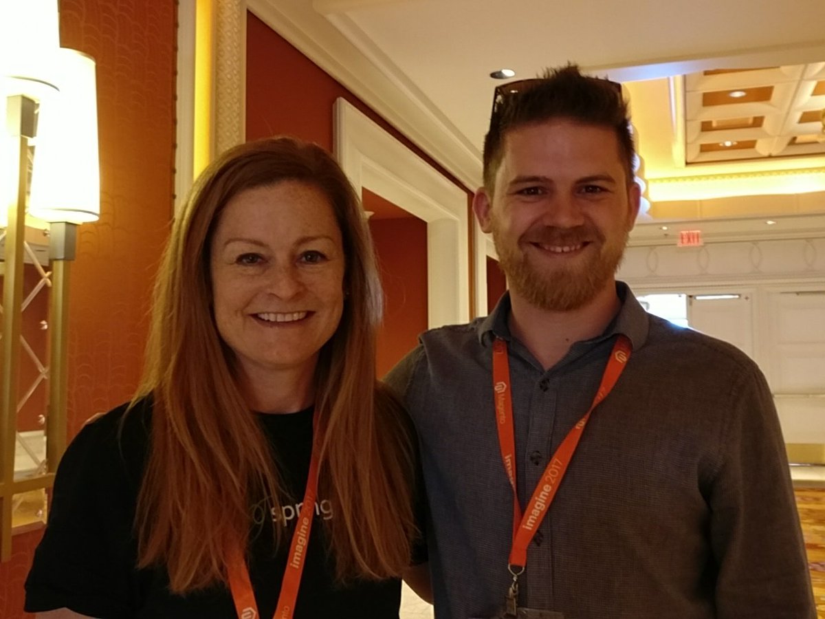 sherrierohde: Good times chatting about the Southeast #MagentoMeetup with Erika and Jack! 🙌 #MagentoImagine https://t.co/AOEvvSVTTG