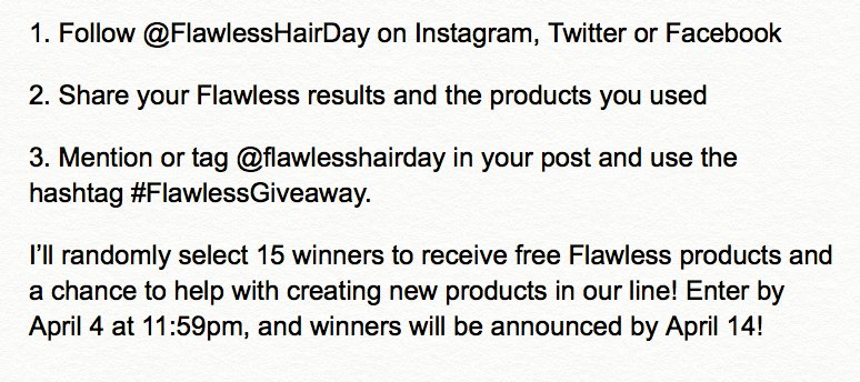 Here is how to enter the #flawlessgiveaway !!! https://t.co/6YZRO3Fy4J
