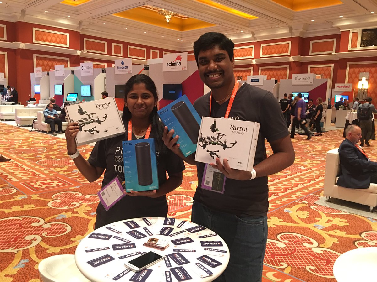 DCKAP: Catch us at #imaginecommerce Win Amazon Echo & Parrot Drone.#MagentoImagine #imagine2017 https://t.co/wJD8v2pJtJ