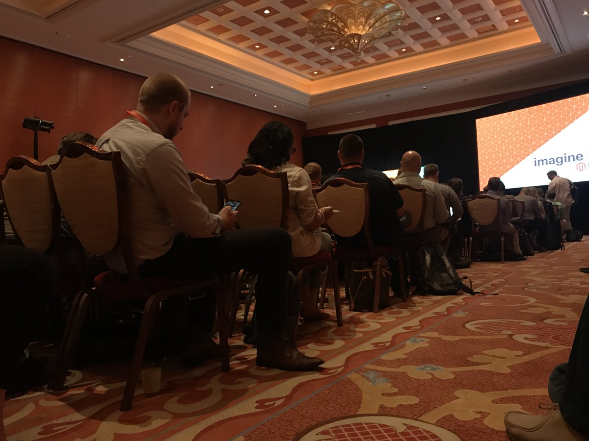 jhuskisson: A view from the floor at #MagentoImagine https://t.co/NTemO5XnWb