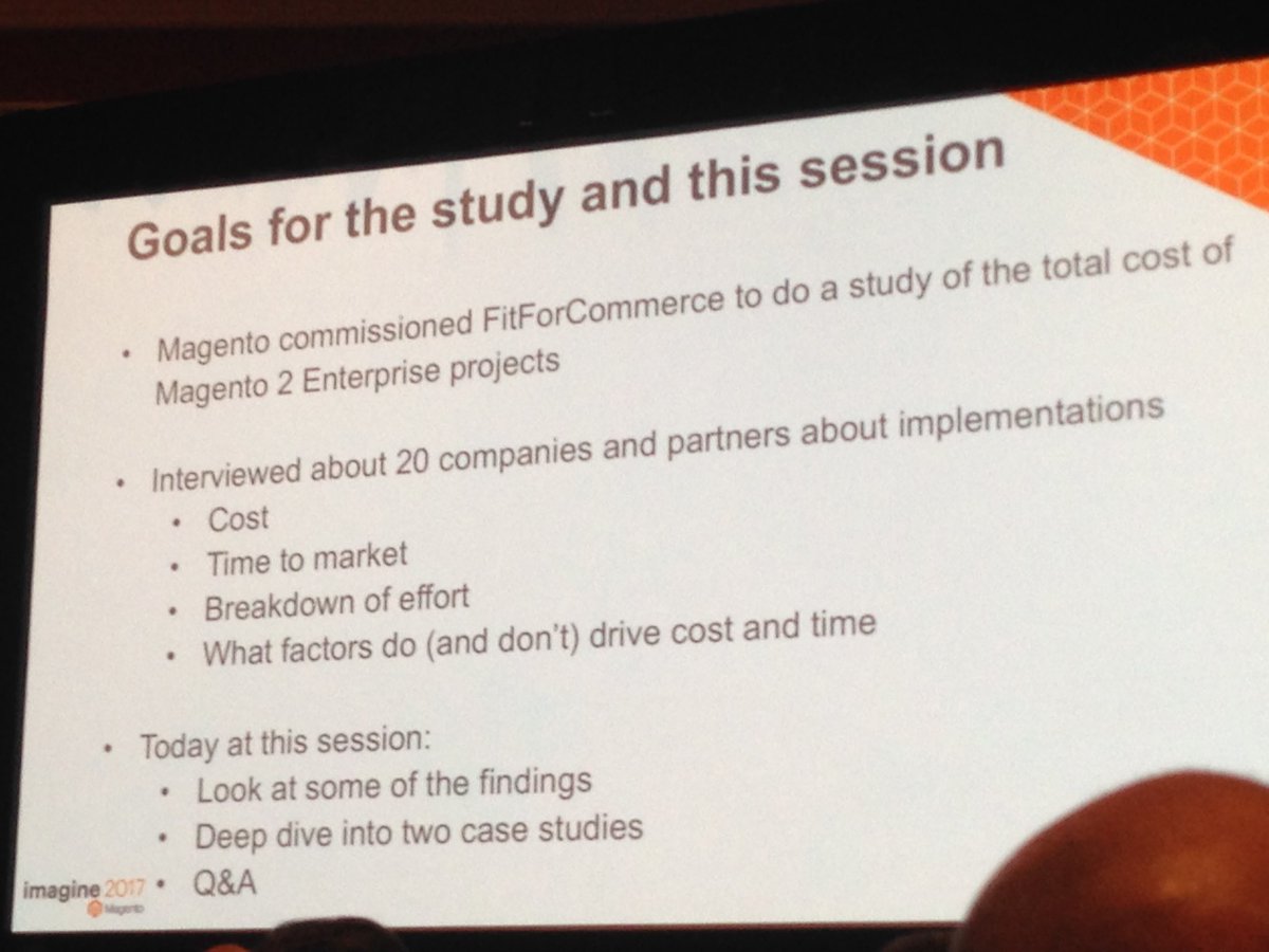 SheroDesigns: Understanding the total cost to migrate & implement on #magento2 study by @FitForCommerce #magentoimagine https://t.co/vik8O320Sf
