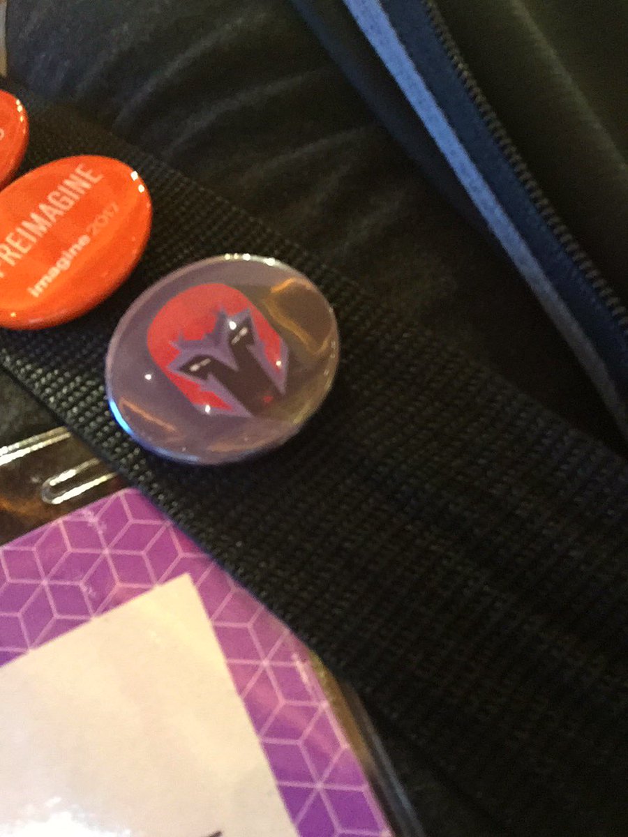 robtull: Many thanks to @bennolippert for the fantastic Magneto pin!n#MagentoImagine https://t.co/eTRNT3xO7Q