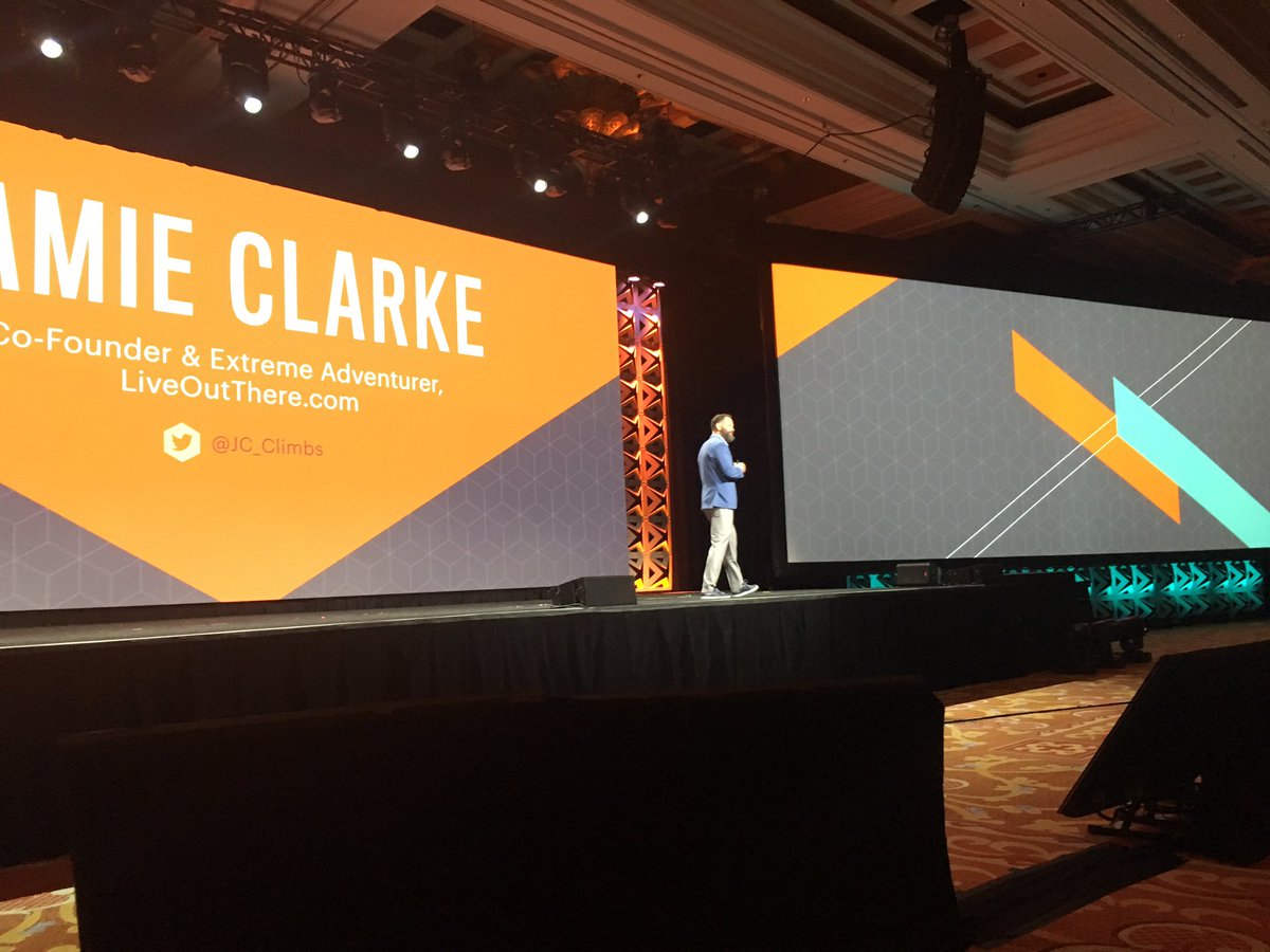 AmandaF_Batista: It's going down! @JC_Climbs kicks off #Magentoimagine https://t.co/Dzio9VduFh