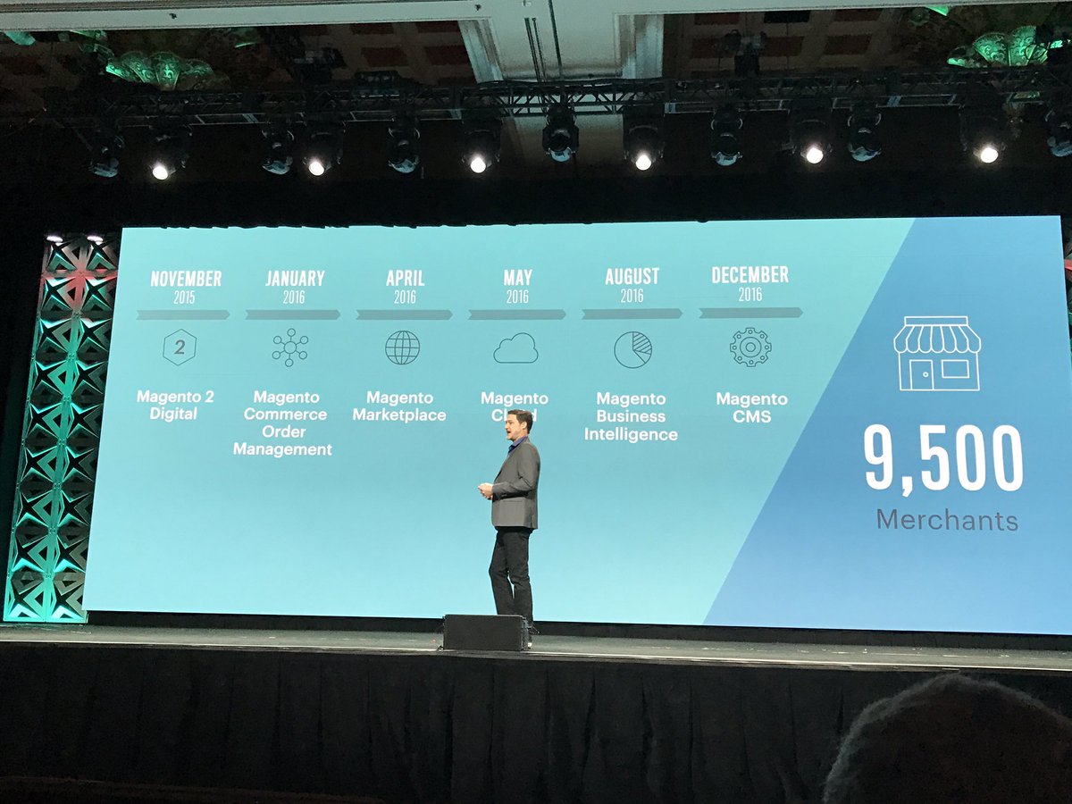 magentogirl: It's been a busy year! Cloud is the fastest growing product #MagentoImagine https://t.co/Hiu3Wb4OdZ