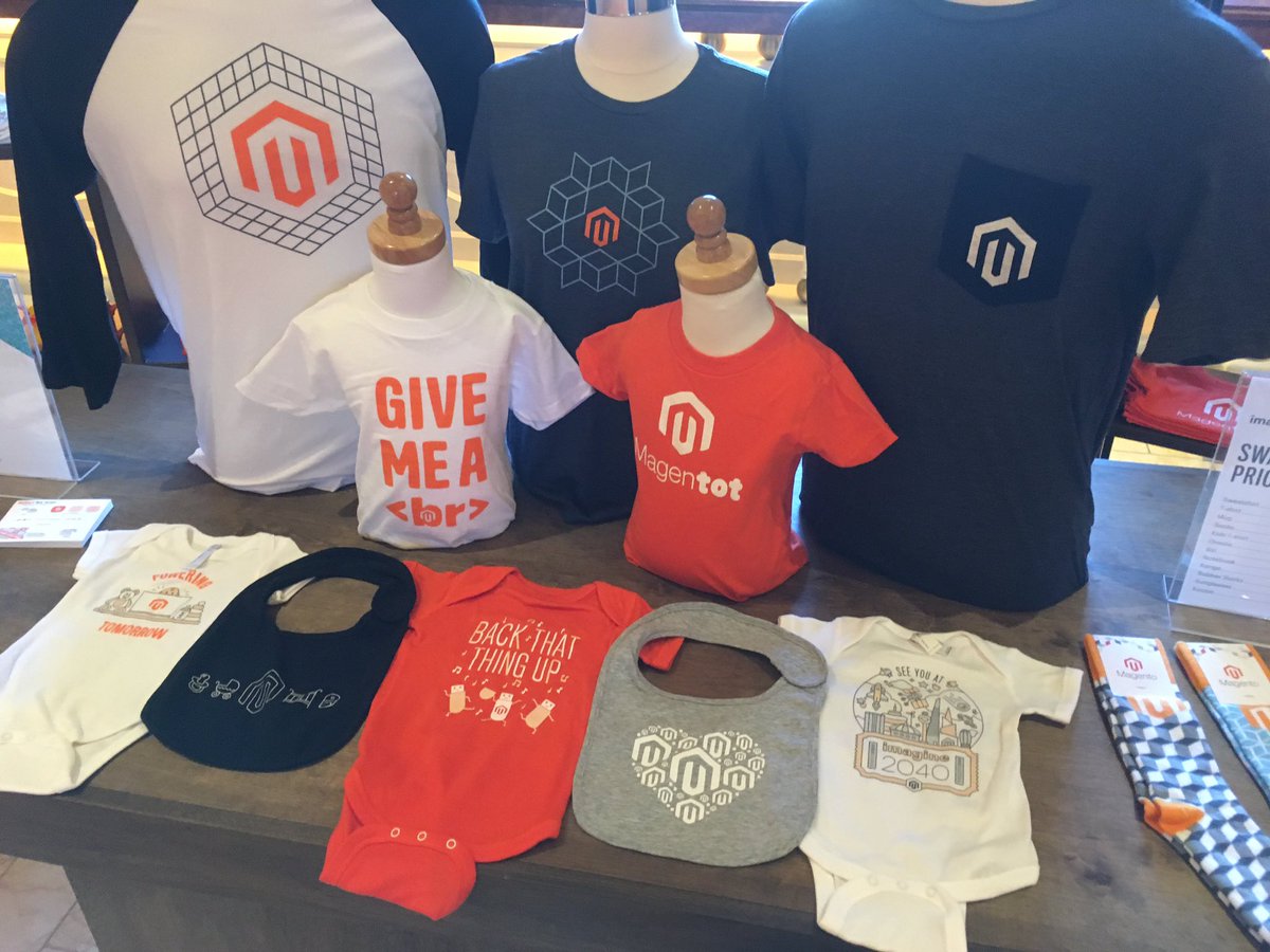 blackbooker: Love the new swag at #Magentoimagine this year! https://t.co/o9xhfV71Vy