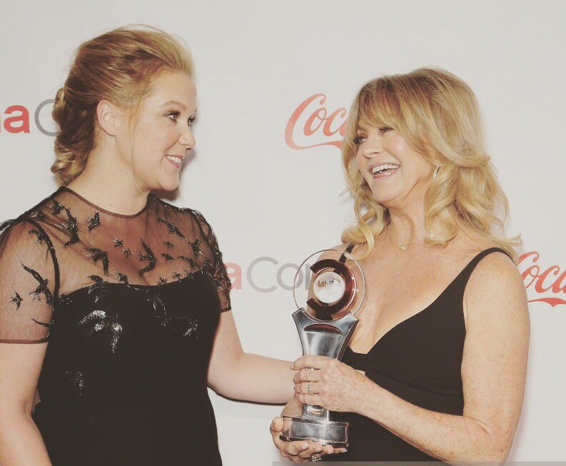 Thank you my darling movie daughter for presenting me with the Icon Award @CinemaCon ! 