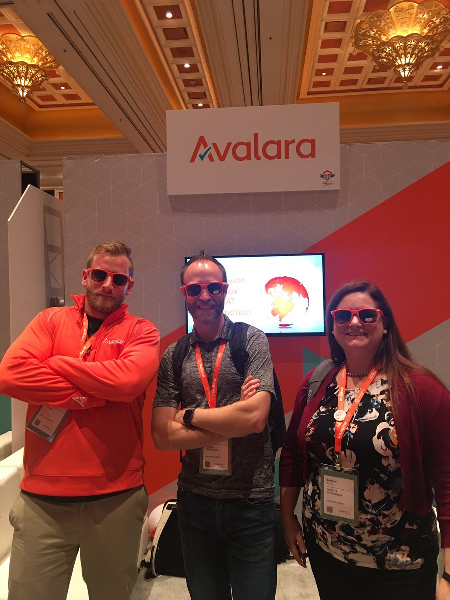 AmieeK_PMM: Another happy @avalara customer at #Magentoimagine @socialshark @jesking https://t.co/ZnWgJX0Sr9