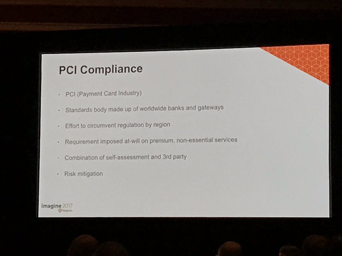 wearejh: PCI compliance in the digital age with @philwinkle #MagentoImagine https://t.co/CpPaSn9NAI