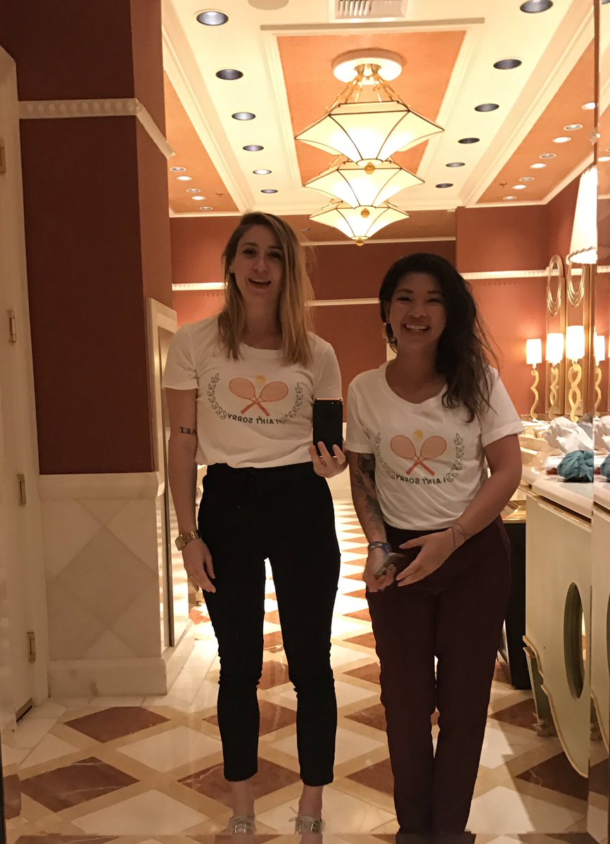 MagentoCopyCat: We're wearing our empowered lady suits for the #SerenaWilliams keynote presentation. #MagentoImagine https://t.co/bfSW5oO02A