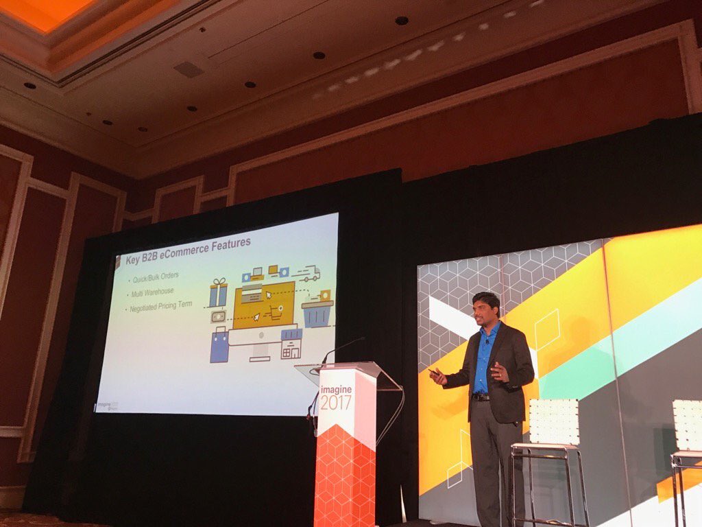 nmohanswe: I'm speaking about key #b2b features #MagentoImagine #imagine2017 https://t.co/WdR8fJfeVH