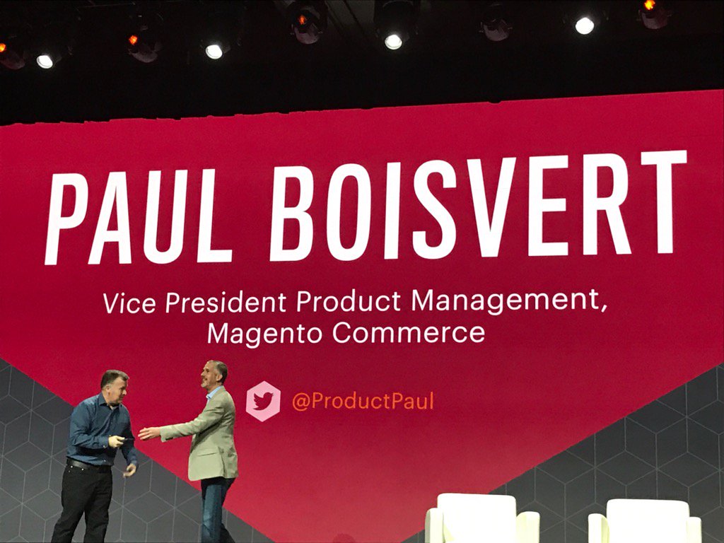 brentwpeterson: Rock and roll @ProductPaul #Magentoimagine https://t.co/G6om2pRdkN