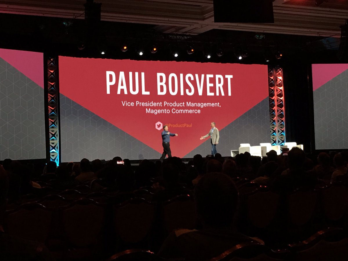 ebizmarts: Now it's a show! @ProductPaul hits the stage #Magentoimagine https://t.co/8rQVRmB8Yk