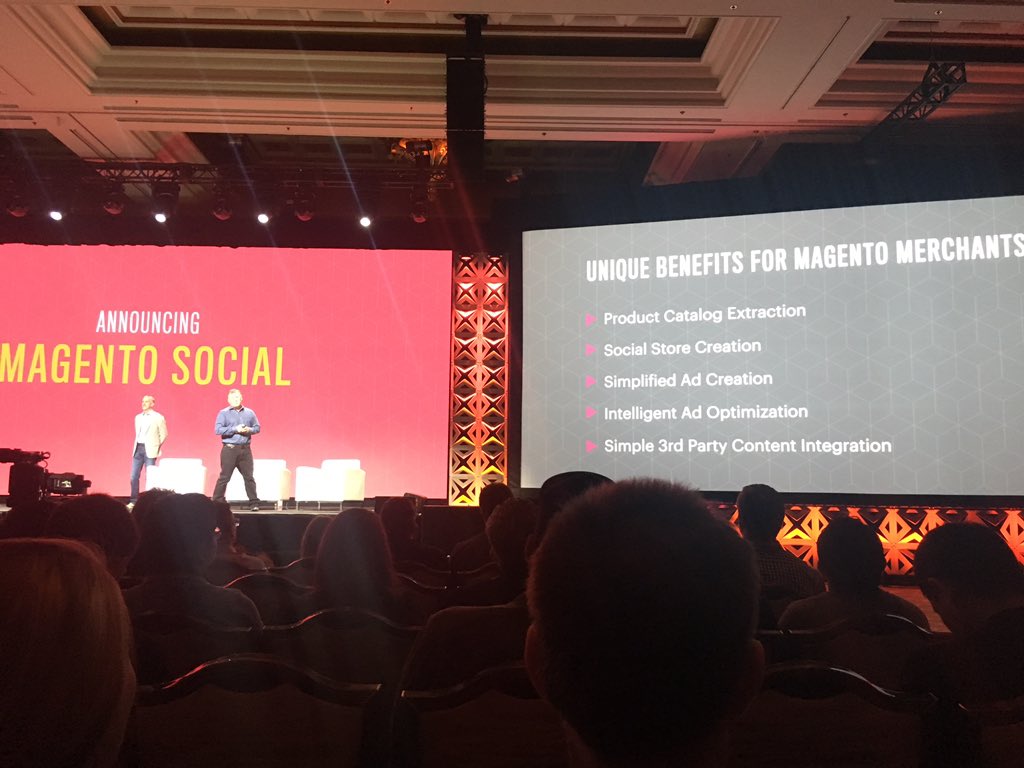 iwebtweets: Create a shopping platform within Facebook in minutes with a Magento Social. Impressive! #Magentoimagine https://t.co/RRjgAzEWIJ