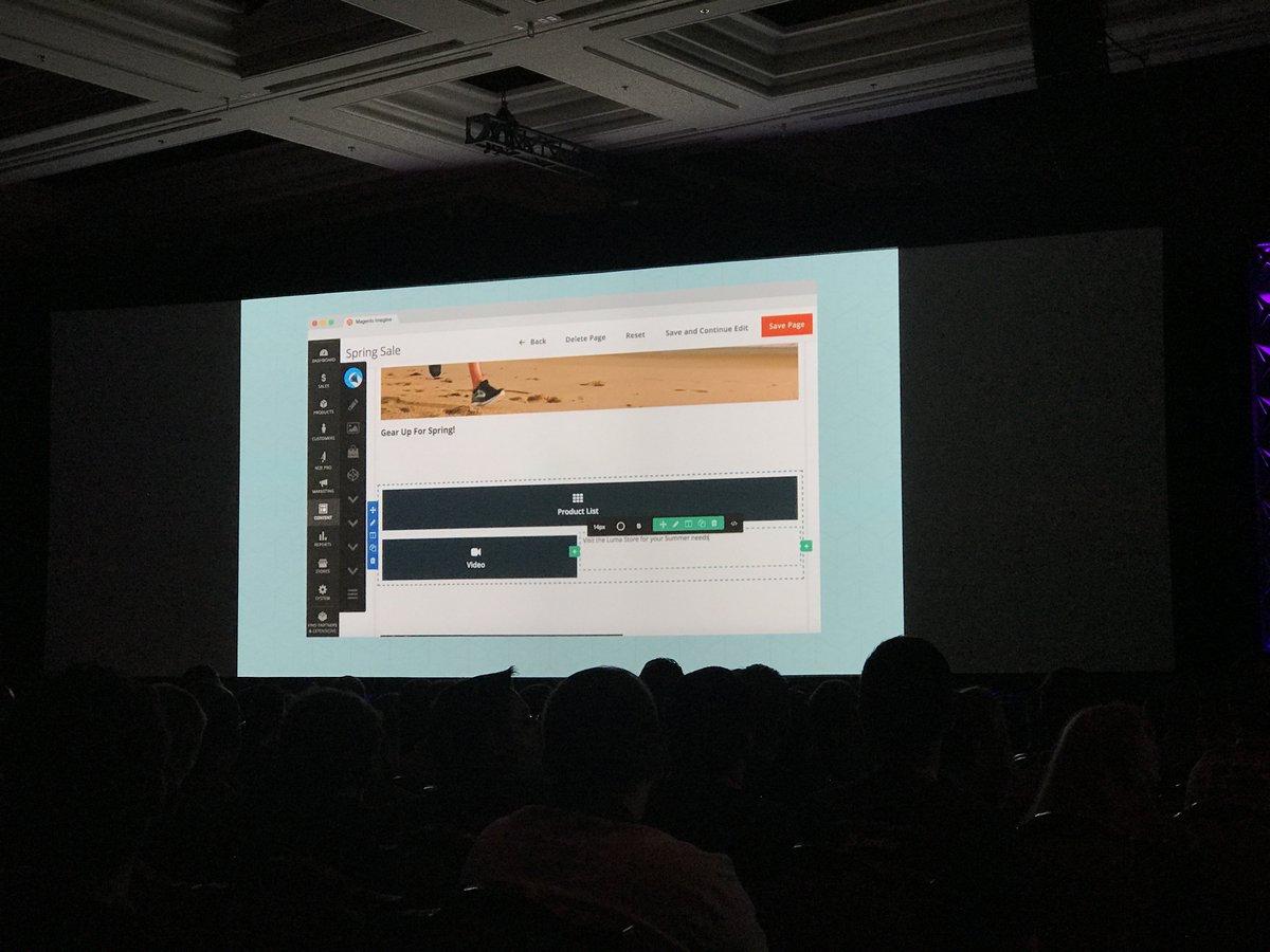 wearejh: Magento CMS brings much more flexibility to content management in @magento #MagentoImagine https://t.co/r6qpS2gmIJ